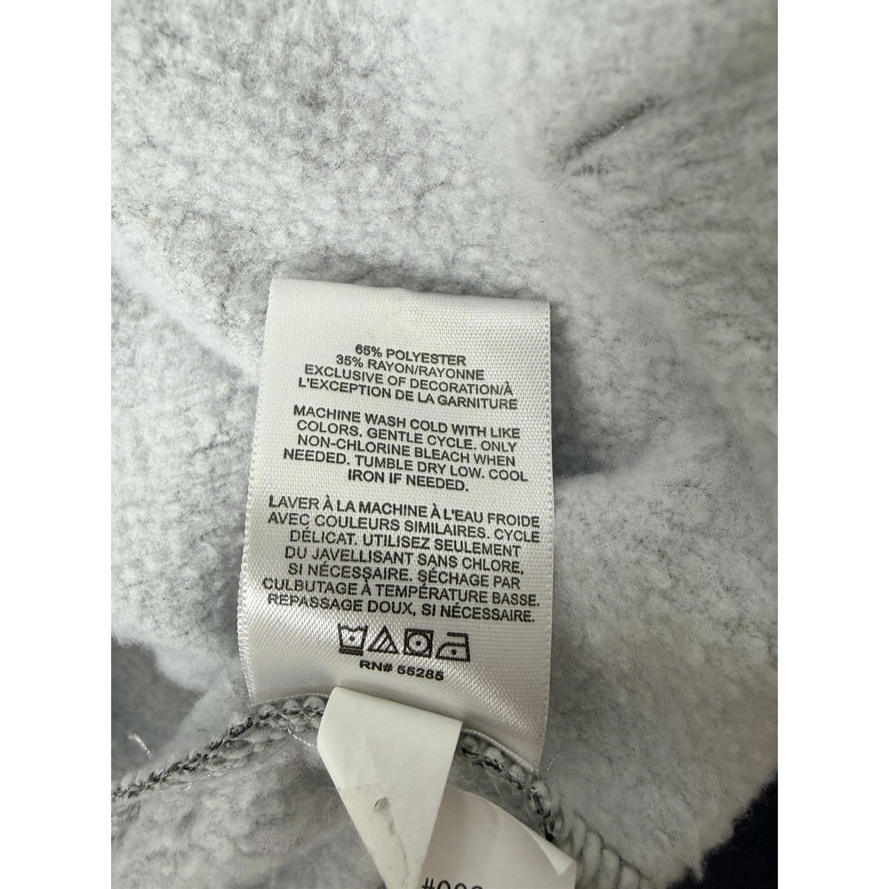 Express Hoodie Pullover Sweatshirt Mens M Grey Palm Tree Print - Picture 5 of 5